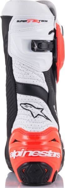 Alpinestars Supertech R Vented Black White Red-Fluo