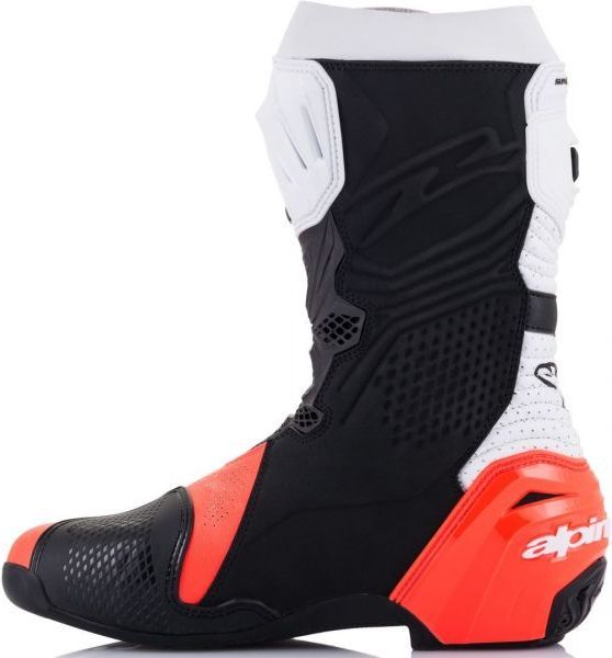 Alpinestars Supertech R Vented Black White Red-Fluo