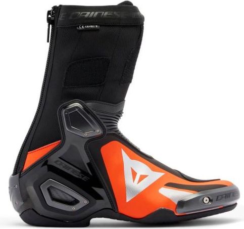 Dainese Axial 2 Boots Black/Red-Fluo 628