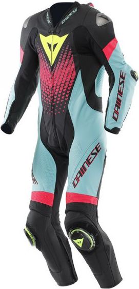 Dainese Laguna Seca 6 Perf 1-PC Blk/Water/Fux 30O